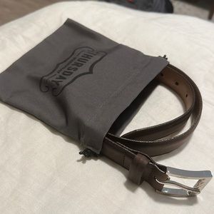 Thursday Boot Company - Men’s Classic Leather Belt - Tobacco - Size 30